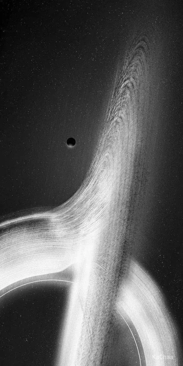 Abstract black hole with accretion disk -- the gravity well of good design pulls everything into alignment
